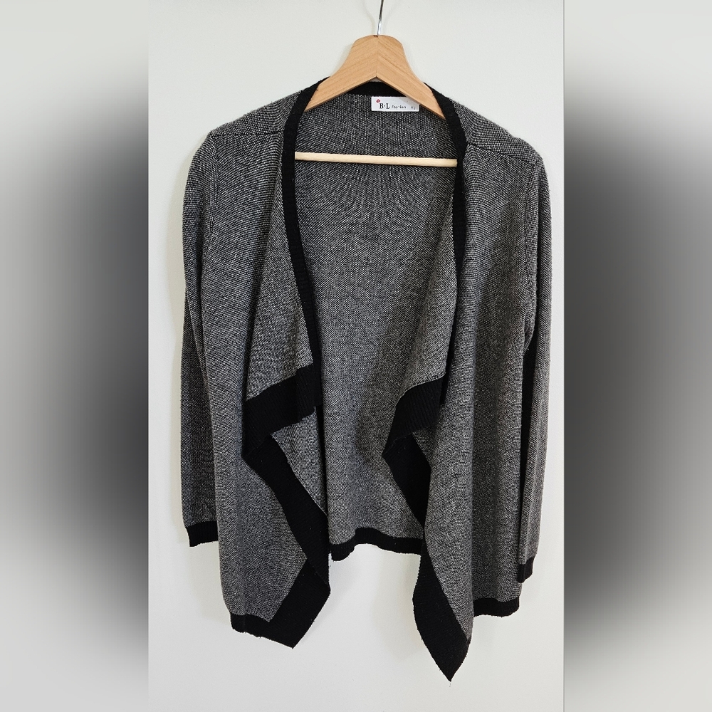 Open front sweater